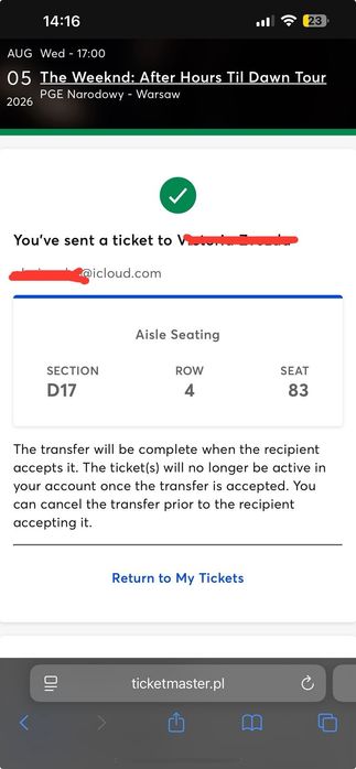 Останні THE WEEKND квитки  Польща  4-5 серпня 2026