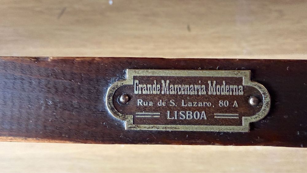 Conjunto Raro Arte Nova Português - Grande Marcenaria Moderna (Lisboa) | Sofá + 2 Cadeirões