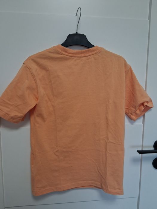 H&M koszulka chlopieca pomarańczowa 122-128cm