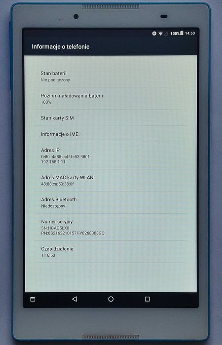 Tablet Lenovo TB3-850M 16GB / 2GB RAM sprawny z etui