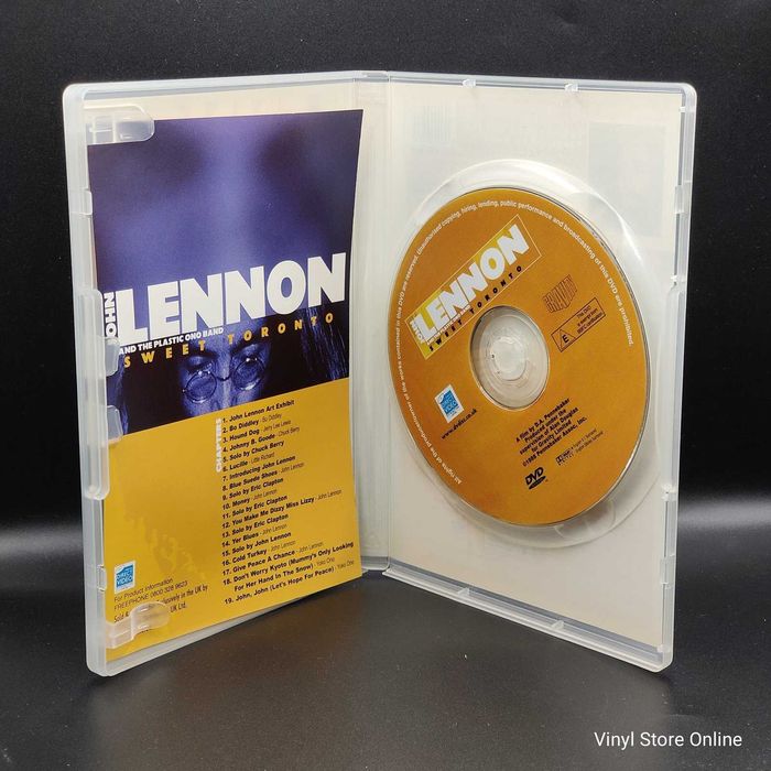 DVD Música - John Lennon And The Plastic Ono Band - Sweet Toronto - Ref.MCLE