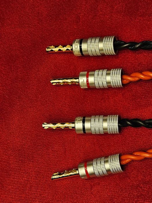 Kabel głośnikowy 2,5m Audioquest Rocket 11 czarny z wtykami Tonsil