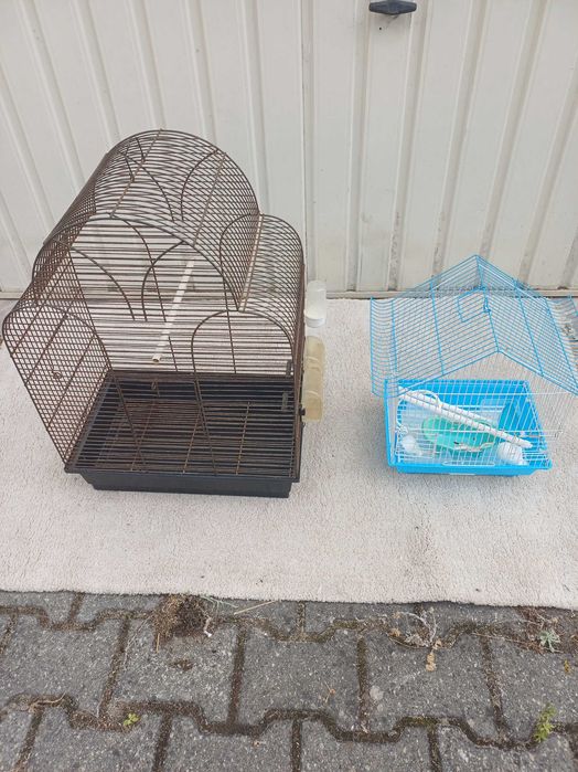 Gaiolas com acessórios para vários pássaros 2 unidades