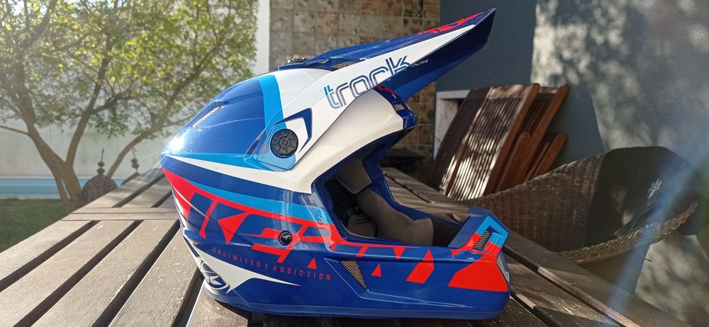 Capacete Cross Kenny Track tam. "S" ideal para trotineta