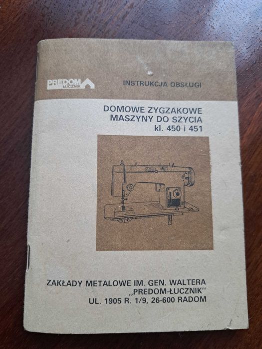 Maszyna do szycia Łucznik
