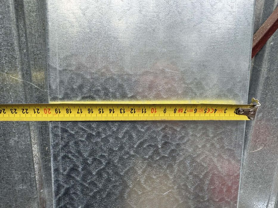 Odbój stalowy prostokatny ocynk 200x40 2 metry