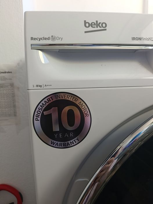 Máquina de Secar Roupa Beko bPRO500 8kg – Bomba de Calor
