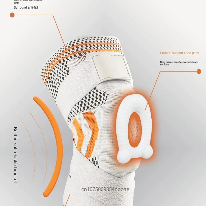 Бондаж для колена с фиксаторами на лепучках.Наколеник