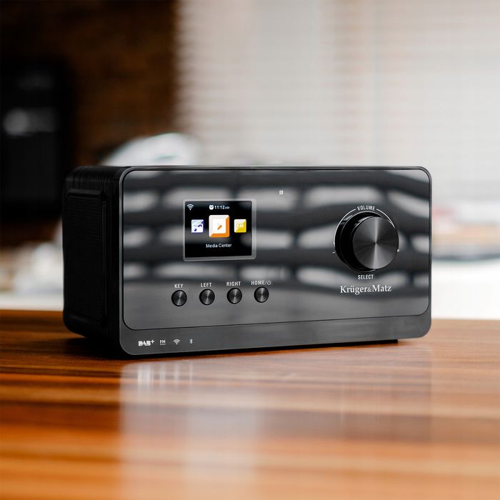 Radio internetowe sieciowe DAB+,Kruger&Matz KM0816.1 budzik Bluetooth