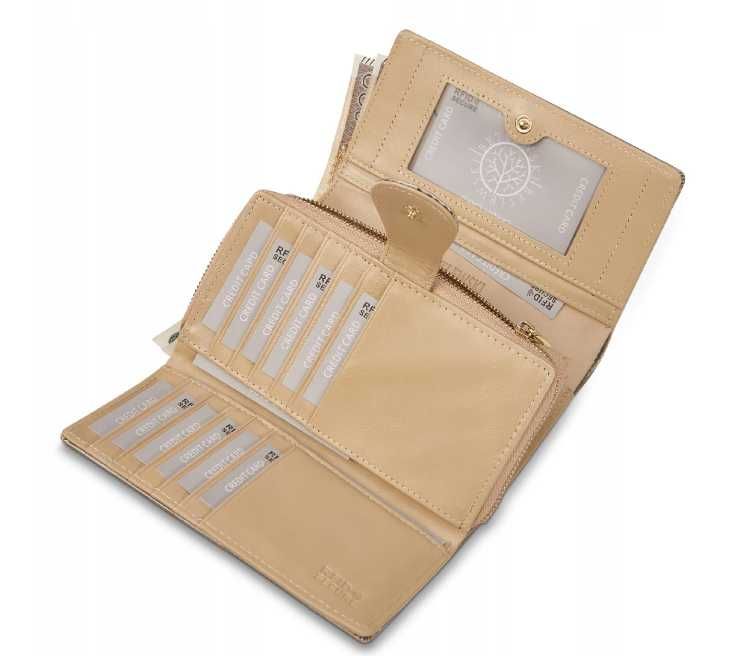 Betlewski portfel skóra naturalna wielokolorowy BPD-FTS-513 ttst48