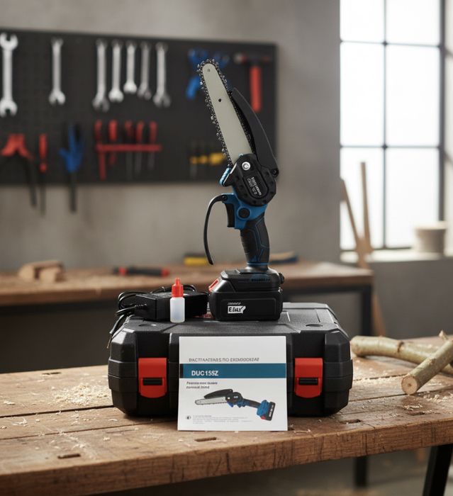 ХИТ ПРОДАЖ‼️Мини пила + 2 аккумулятора • Мощная минипила для сада