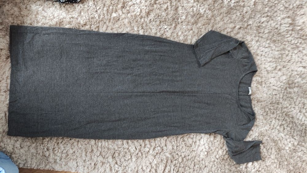 Prosta szara sukienka Cubus rozmiar M