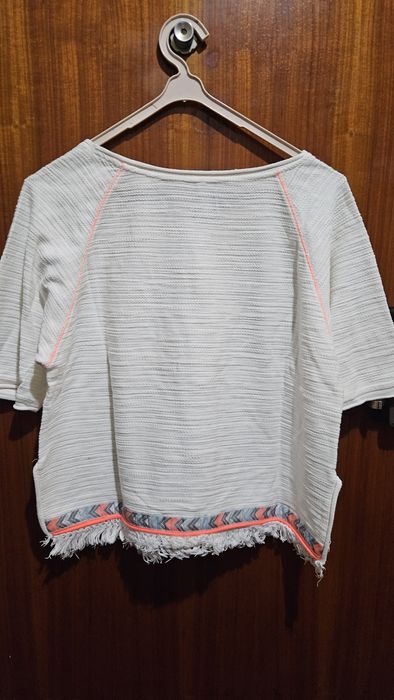 Camisola branca Bershka