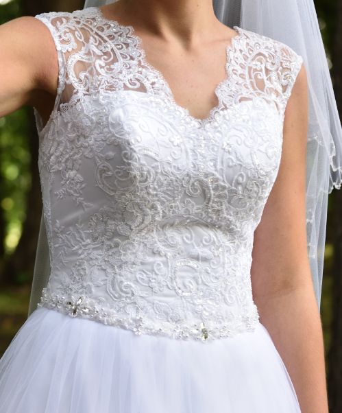 suknia ślubna Ofelia 36/38 + welon