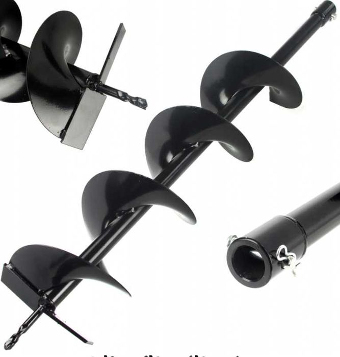 Zestaw wierteł do świdra wiertła 100, 150, 200 ziemi GLEBY ŚWIDER