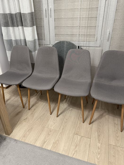 Krzesła Jonstrup szare
