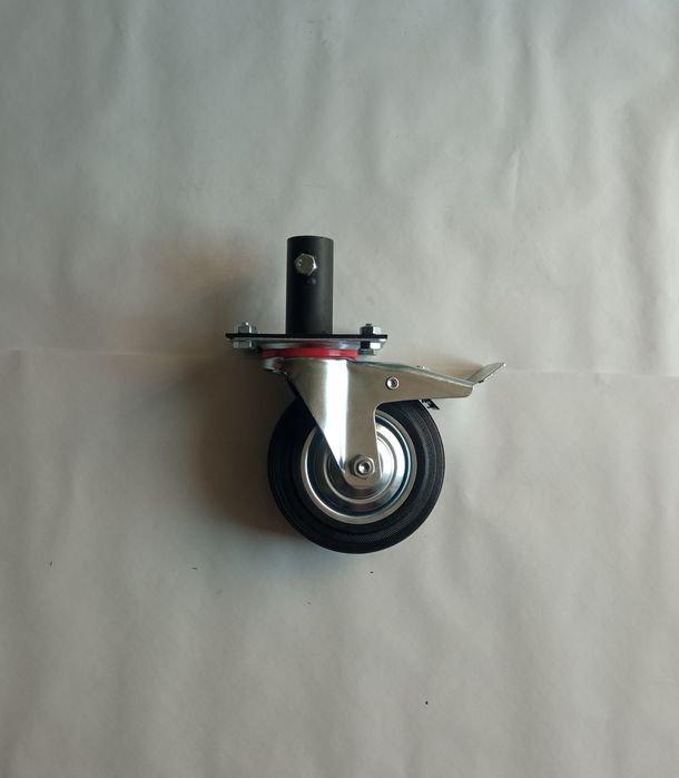 Koła do rusztowania warszawskiego komplet 4 sztuki z hamulcem