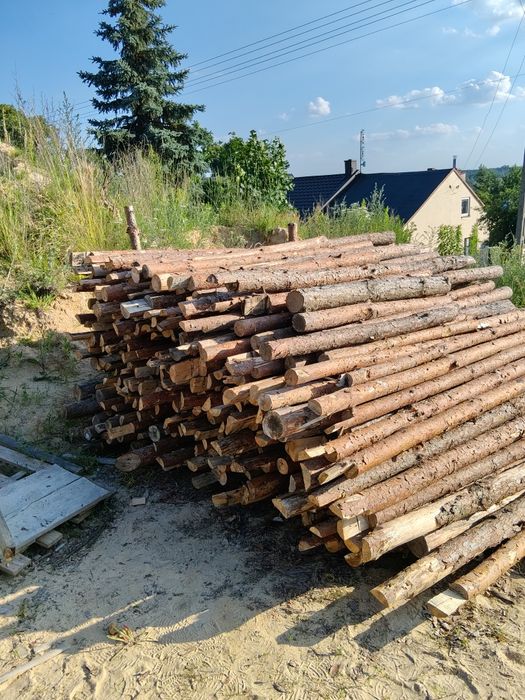 Stemple budowlane 275cm do wycięcia na pas