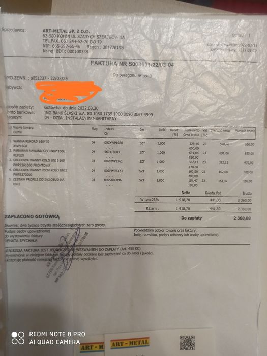 NOWA Wanna KOŁO parawan i obudowa do wanny