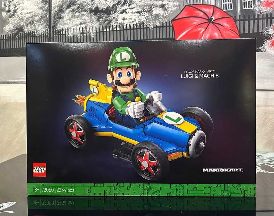 Конструктор LEGO Super Mario 72050 Mario Kart - Luigi та Mach 8