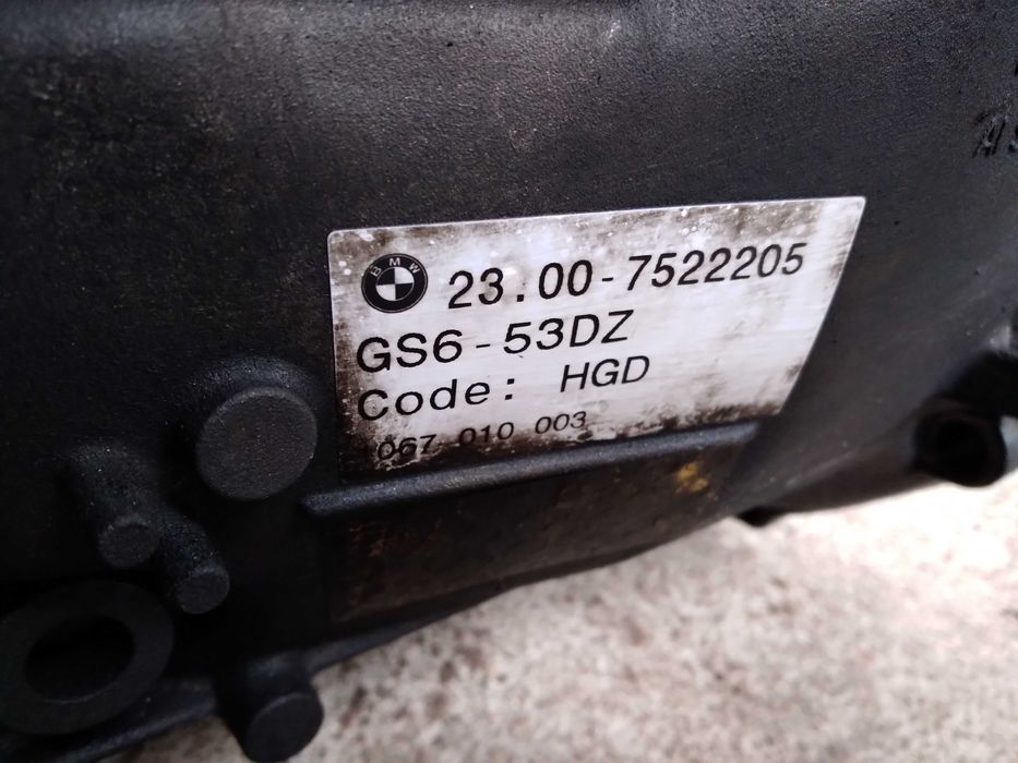 Skrzynia biegow bmw e60 525d 530d 6b manual