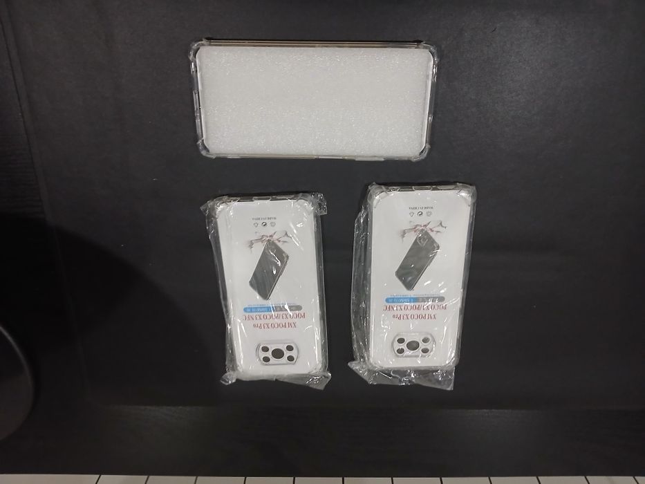 Capa silicone(×3) e vidro proteção(×2) - Poco x3, x3 pro, x3 nfc