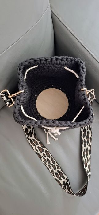 Torebka typu worek T-Shirt handmade (Żyrafa)