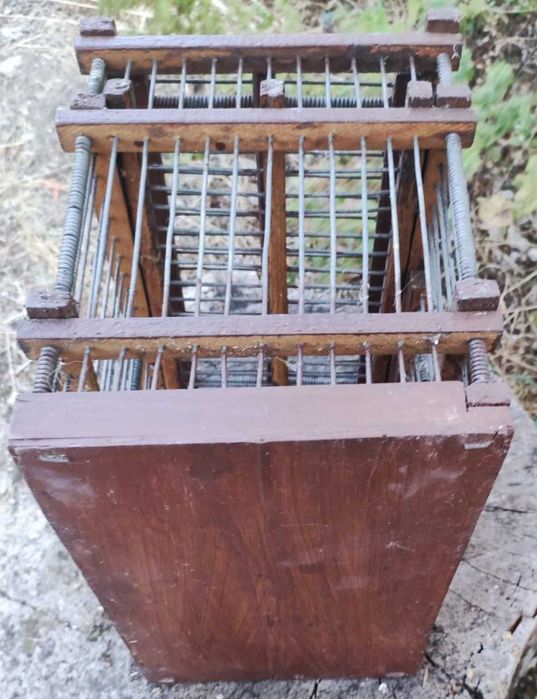gaiola antiga madeira