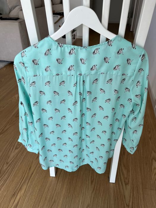 Blusa tamanho M em verde água