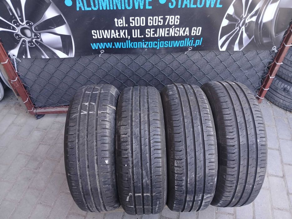 4x używane opony letnie 195/65 R15 Continental Montaż GWARANCJA