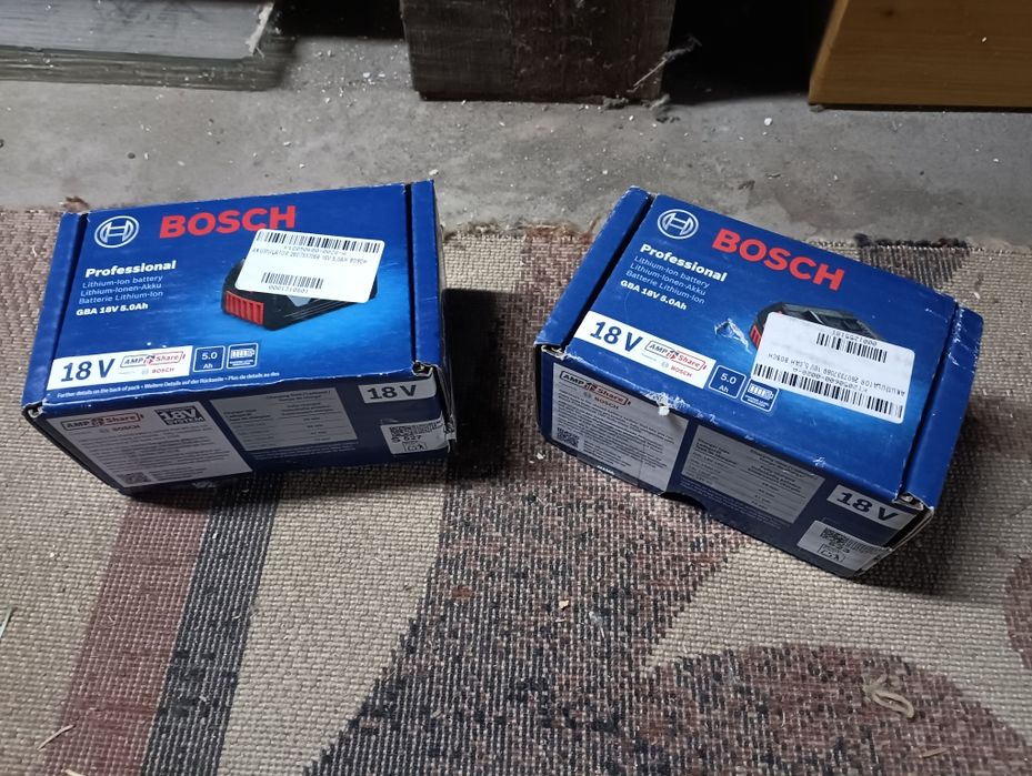2szt Bosch GBA 18V 5.0Ah Professional akumulatory