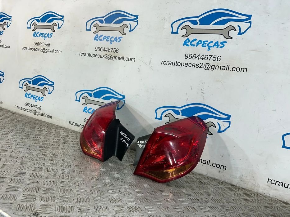 Conjunto Farolins Led Tras Traseiro Direito Esquerdo Original GM Opel