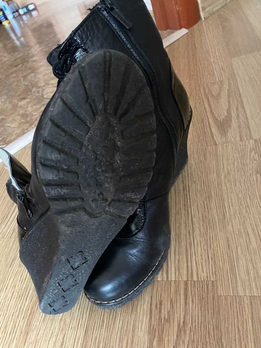 Черевики жіночі, натуральна шкіра, натуральне утеплення