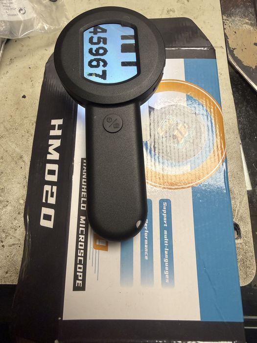 Microcopio  com lcd HM020  com visor de 2”