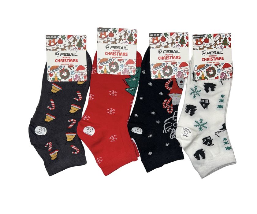 Skarpety damskie świąteczne