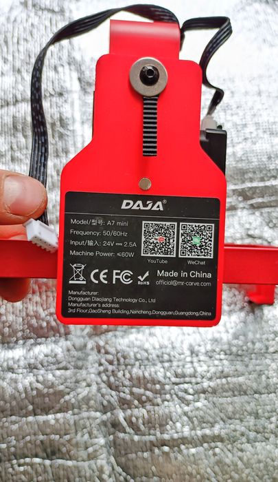 Daja Laser Grawerowy CNC – Przenośna Grawerka Bluetooth, Mała