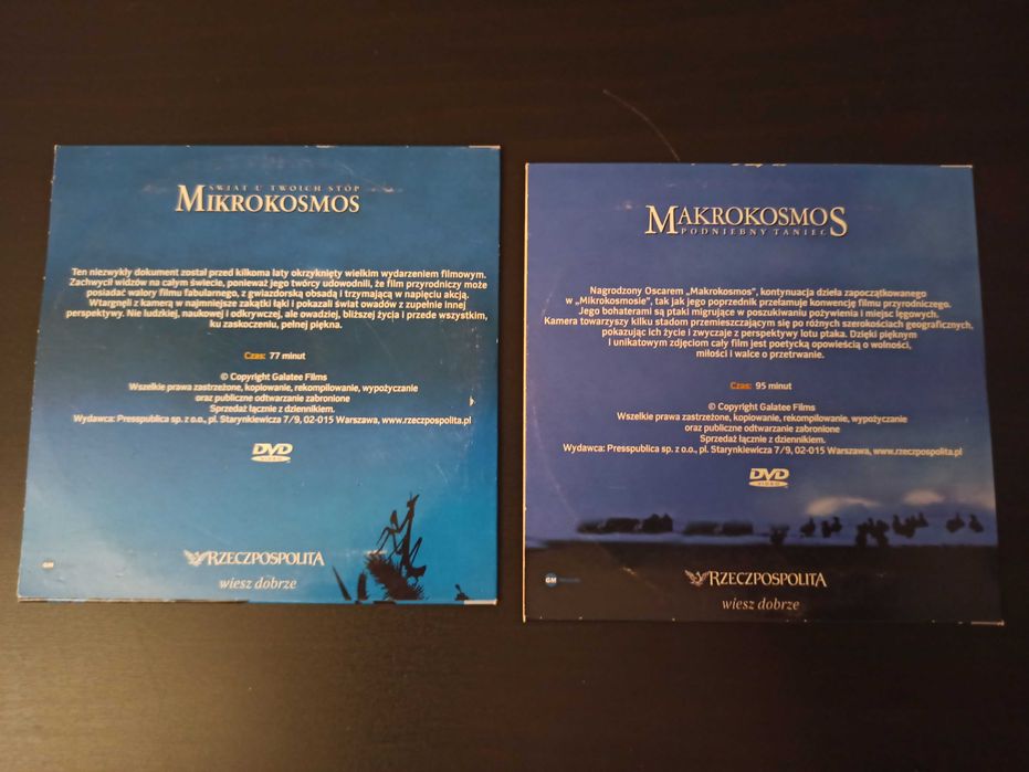 Mikrokosmos i Makrokosmos - 2 DVD razem