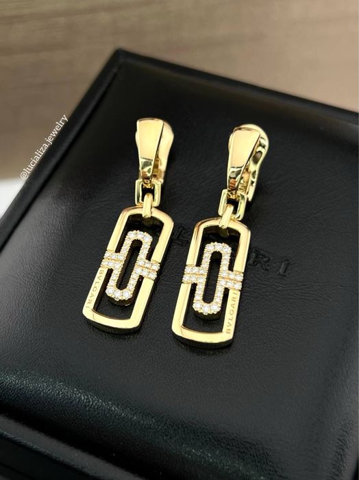 Серьги BVLGARI Коллекция Parentesi золото 750
