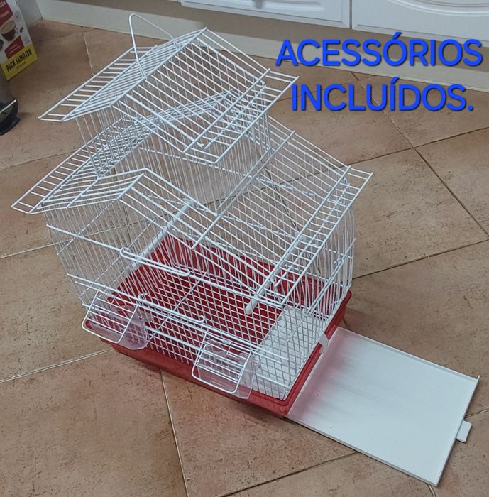 GAIOLA PARA AVES DE PEQUENO PORTE.Casa,Quarto,Varanda,Sala,Cozinha.