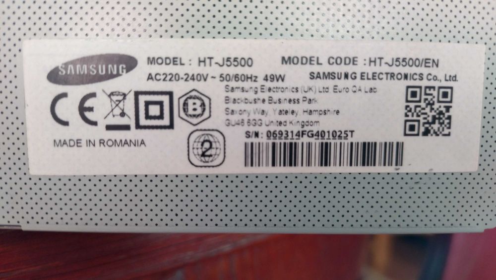 Kino domowe Blu-ray J5500 SAMSUNG