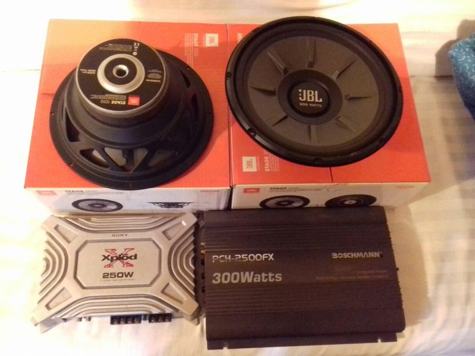 Głośniki JBL i wzmacniacze