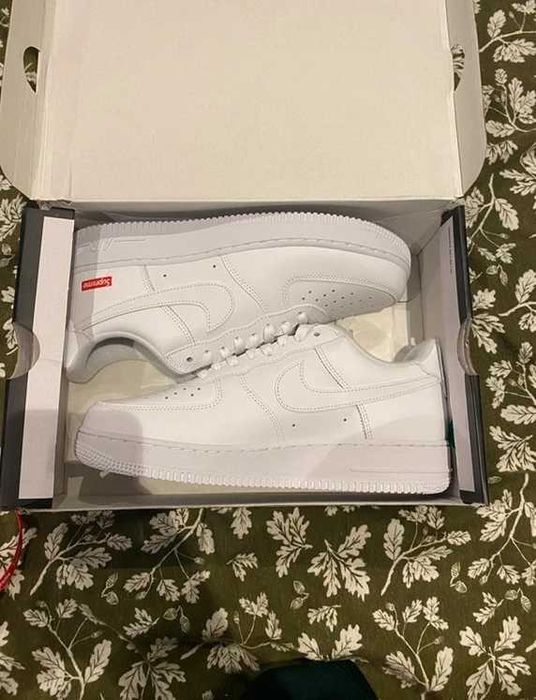 Promocja NIKE AIR FORCE 1 Supreme Biały AF1 R.43