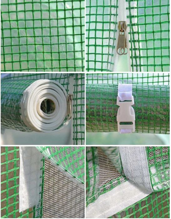 TUNEL FOLIOWY OGRODOWY Szklarnia 3x2m FOLIA 6m2 +wzmocnienie Promocja