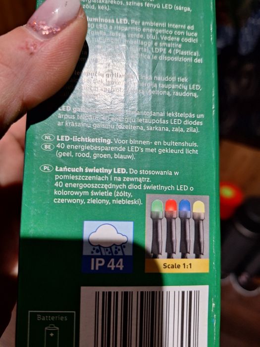 Łańcuch świetlny led