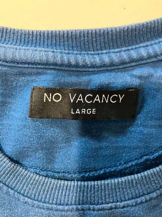 Męska bluza No Vacancy z haftem kieliszka koktajlowego, rozmiar L