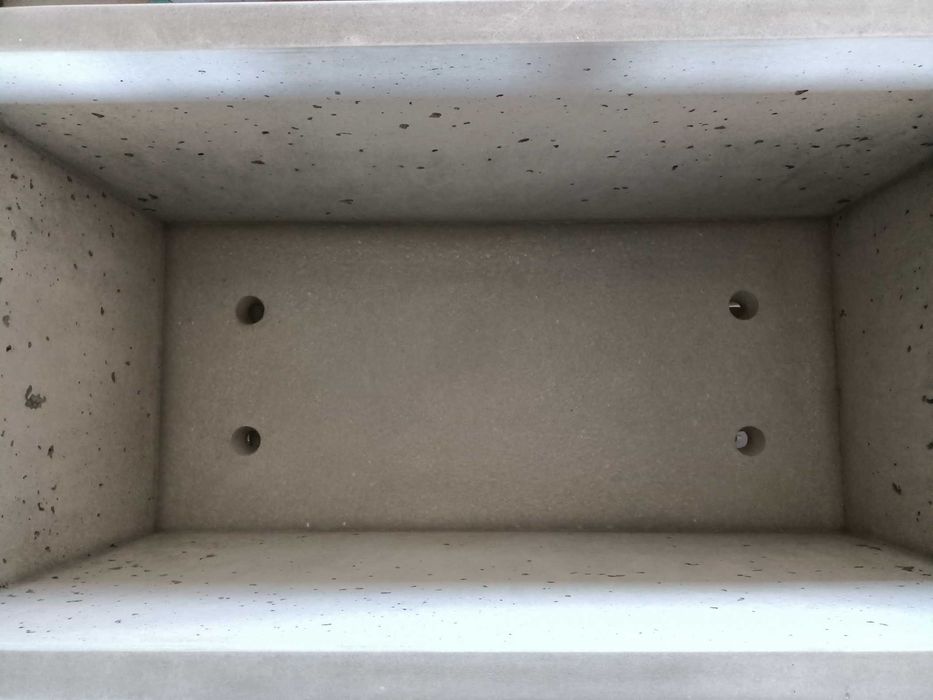 Donica betonowa 100x50x50 cm, kolor: BIAŁY  PRODUCENT!!!