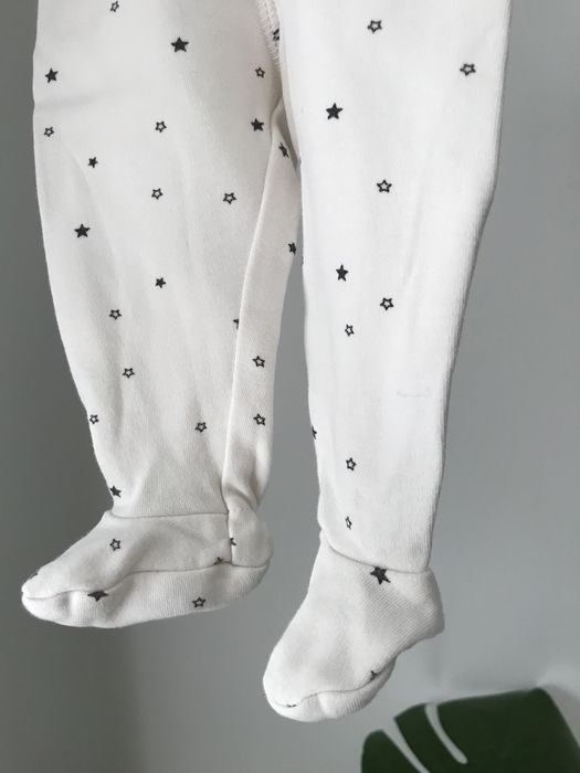Półśpiochy w gwiazdki H&M 56 cm organic cotton