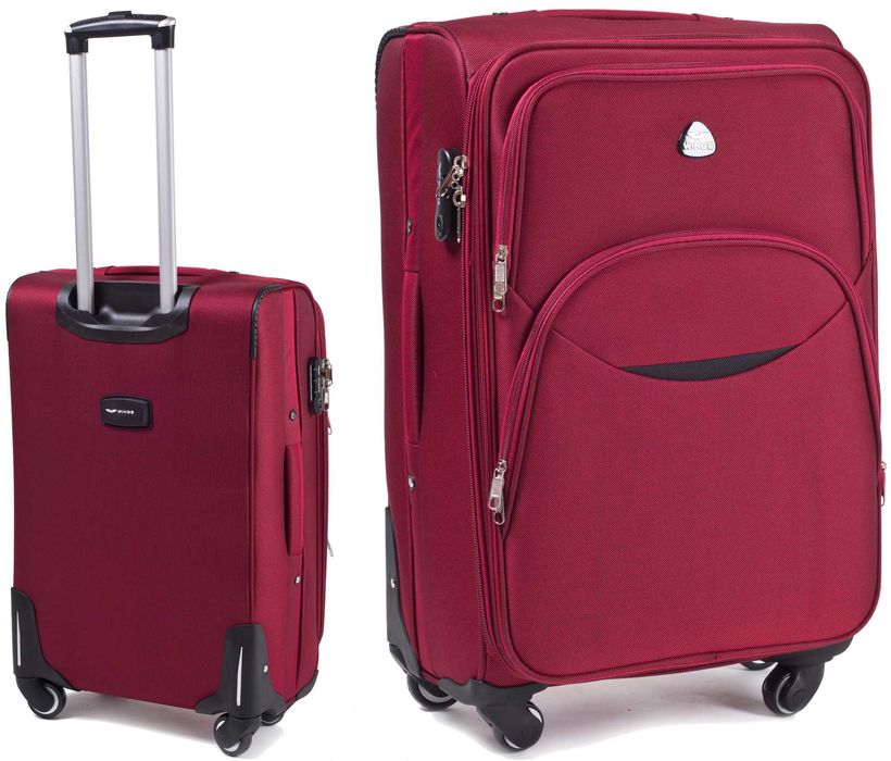 Тканевий чемодан на 4кола + РОЗШИРЕННЯ Дорожная сумка Валіза дорожня