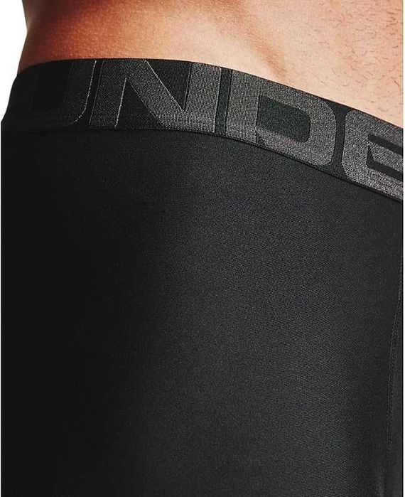 UNDER ARMOUR Tech 6in 2-Pak Bokserki Męskie Czarne SM Bez Szwów 4-Way