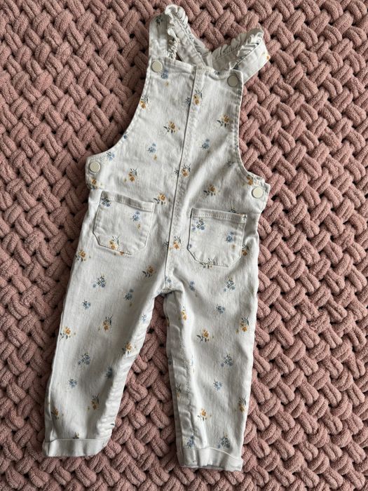 Продам джинсові комбінезони на дівчинку 80-86
